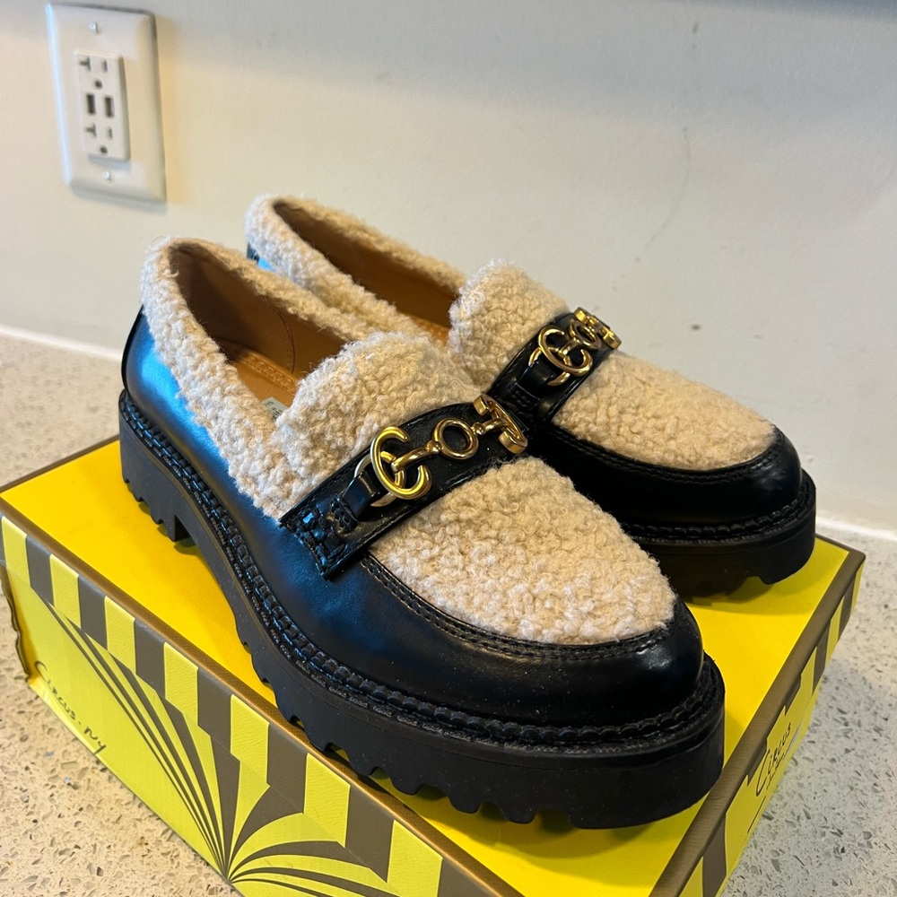 Sam Edelman Circus Black Loafers